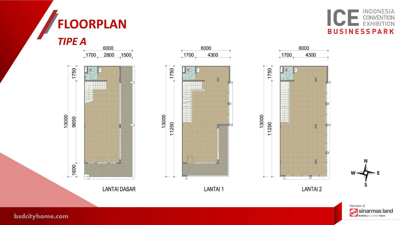 Site Plan ICE Business Park Tipe A