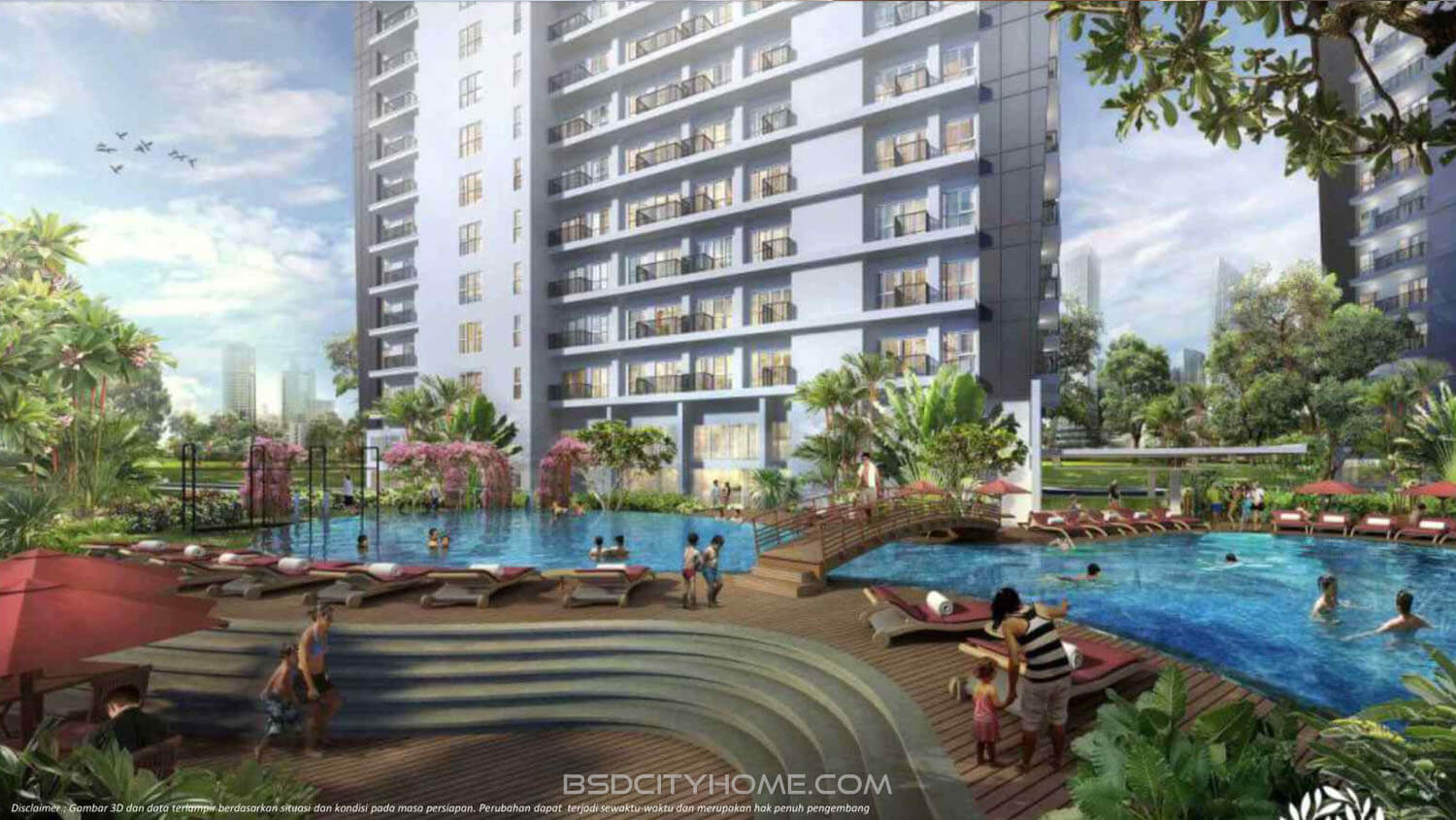 Casa de Parco BSD Apartment - Swimming Pool