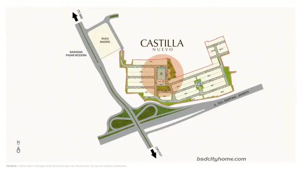 Master Plan Cluster Castilla Nuevo BSD