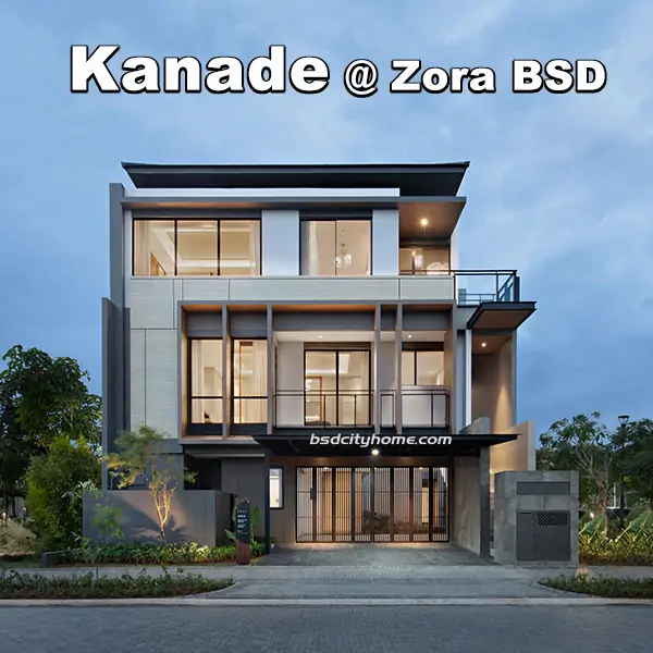 Dijual Rumah Kanade Zora BSD