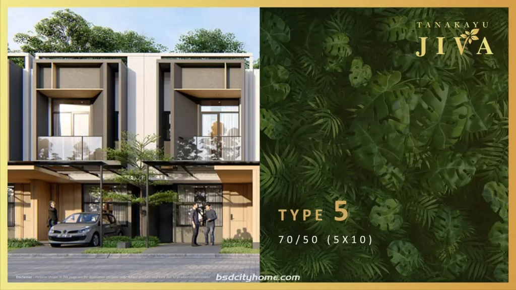 Rumah Tanakayu Jiva BSD Tipe 5