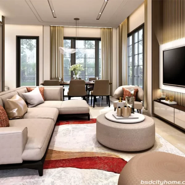 Interior Living Room Welton BSD Tipe 7