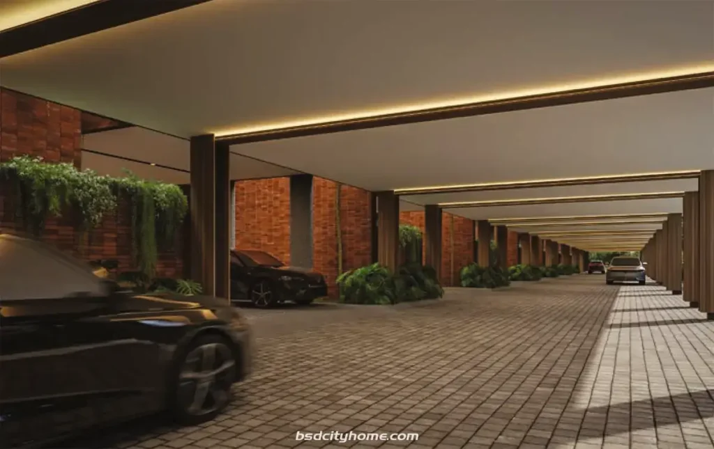 Area Parkir Damara Village Serpong