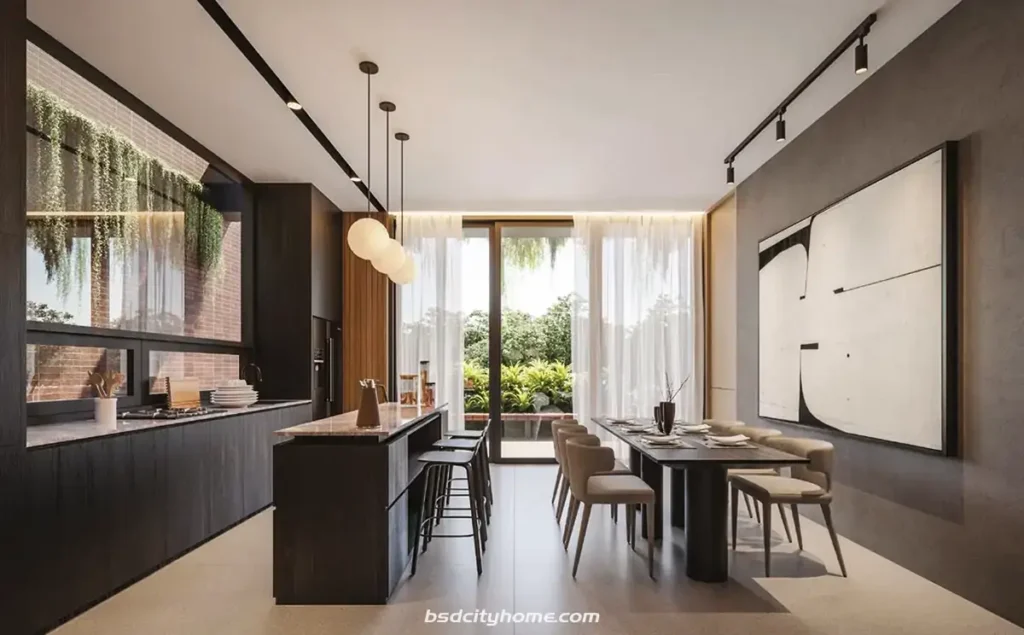 Desain Dining Room Rumah Damara VIllage Tipe 20x15