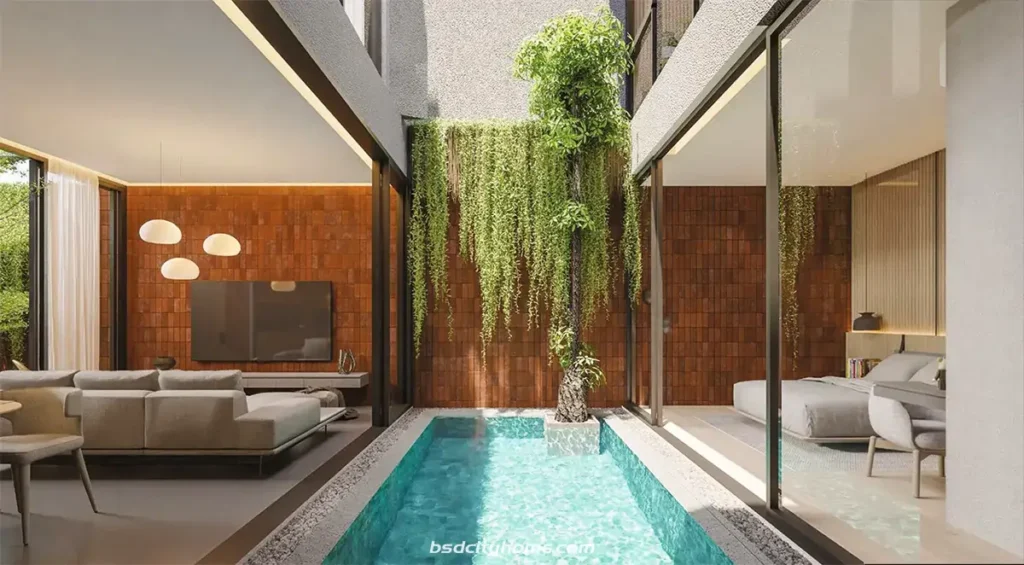 Desain Living Room Rumah Damara VIllage Tipe 10x15