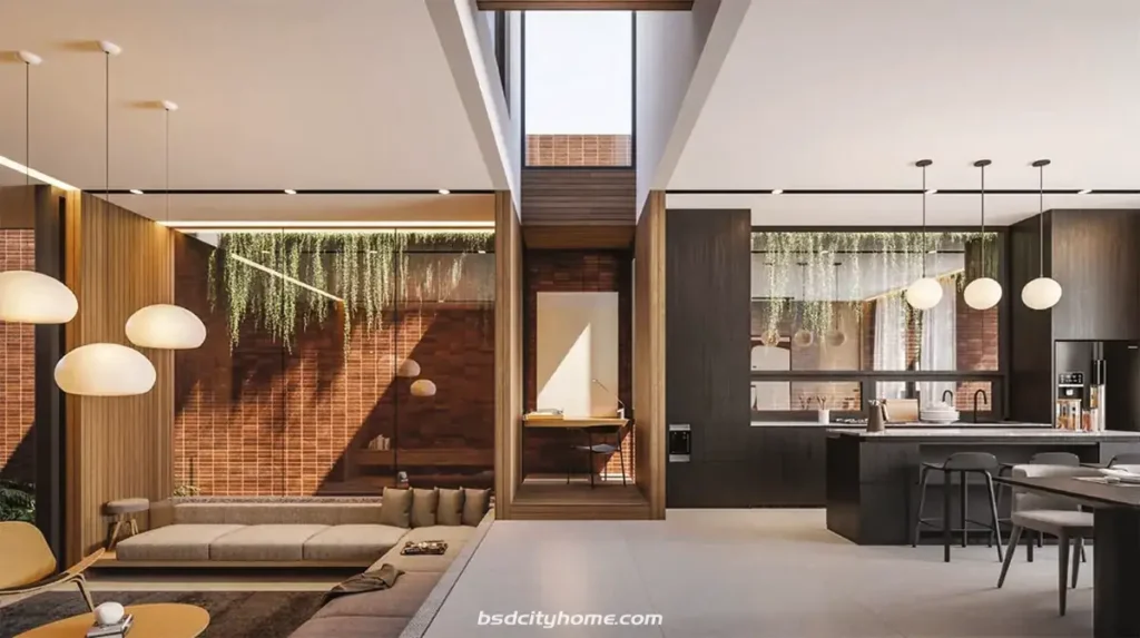 Desain Living Room Rumah Damara VIllage Tipe 20x15