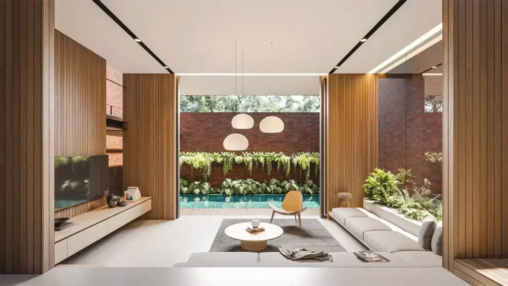 Desain Living Room Rumah Damara VIllage Tipe 20x15