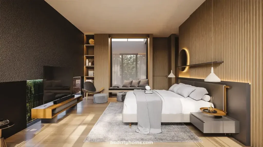 Desain Master Bedroom Rumah Damara VIllage Tipe 20x15