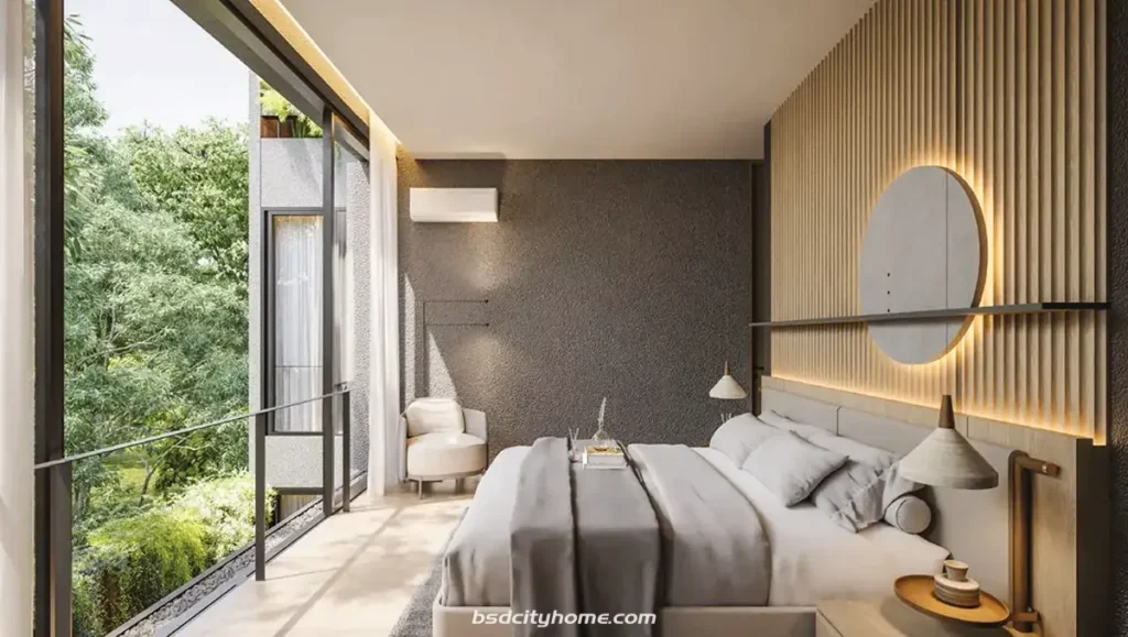 Desain Master Bedroom Rumah Damara VIllage Tipe 8x15