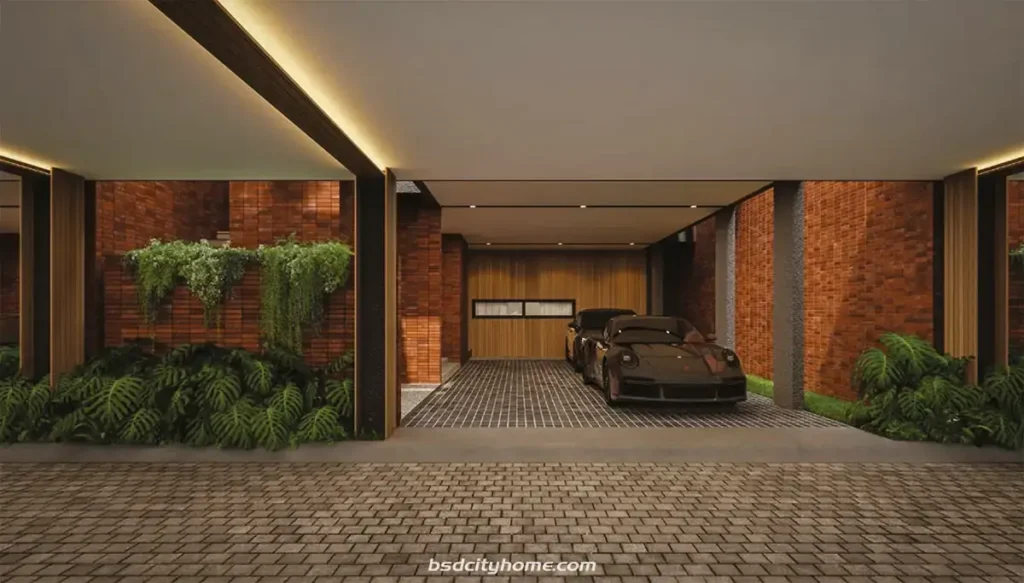 Area Parkir Rumah Damara Village