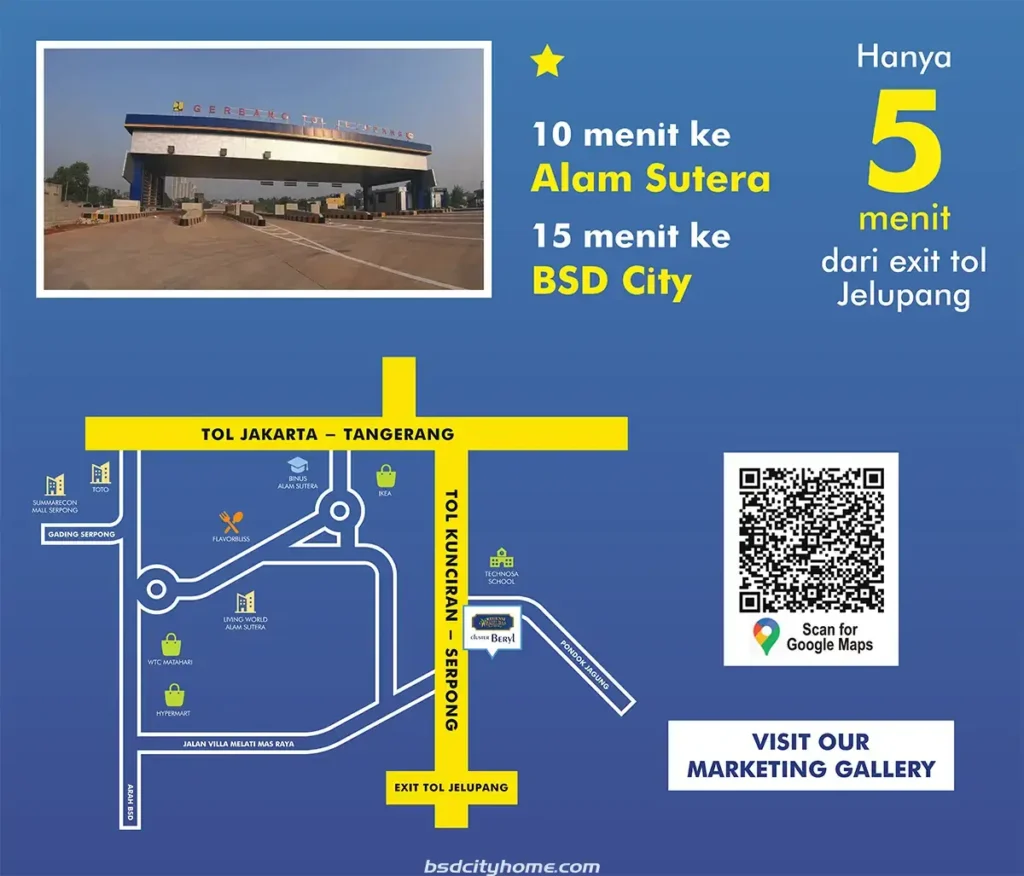 Lokasi Melati Mas Serpong