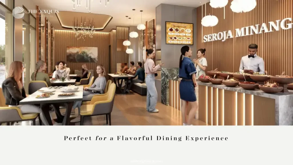Contoh Desain Restoran di The Exquis BSD