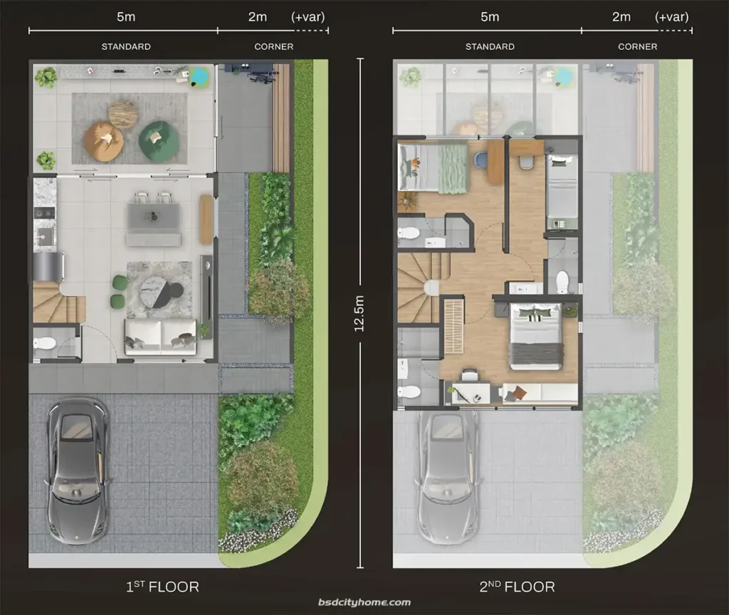 Desain Rumah Gold Livin Park Serpong