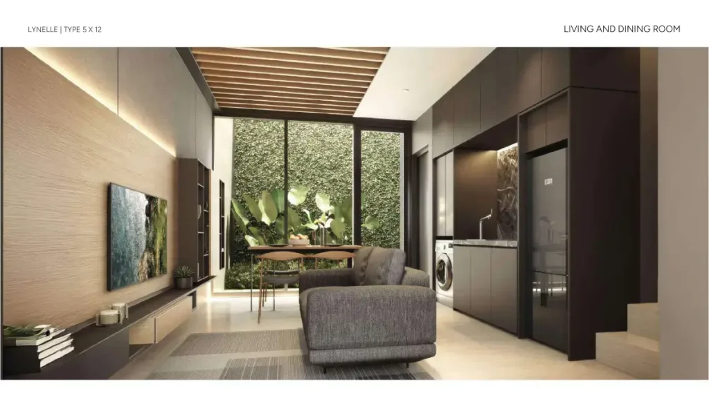 Rumah Lynelle Vireya BSD T5 - Living Dining Room