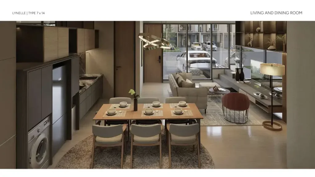 Rumah Lynelle Vireya BSD T7 - Living Dining Room