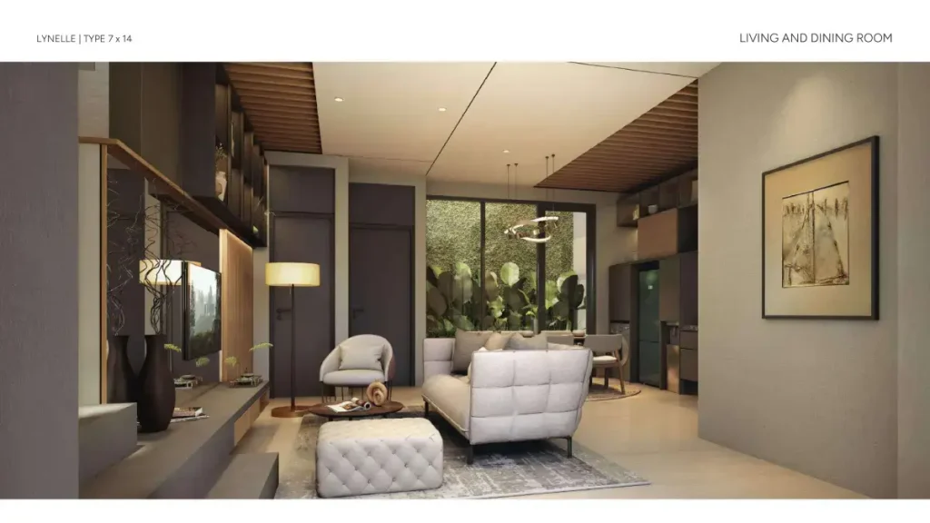 Rumah Lynelle Vireya BSD T7 - Living Dining Room