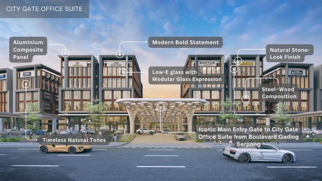 City Gate Office Suite Serpong Fitur