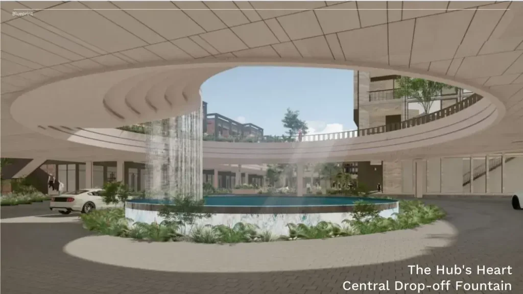 Blueprint BSD City Central Drop Off Fountain