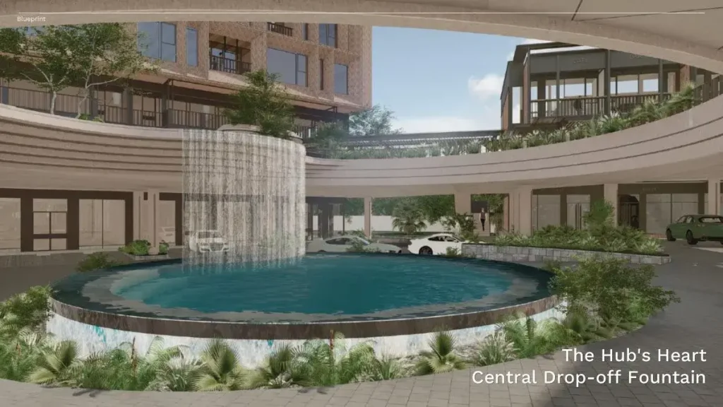 Blueprint BSD Drop Off Fountain