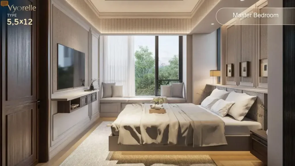 Master Bedroom Rumah Vyorelle 5,5x12