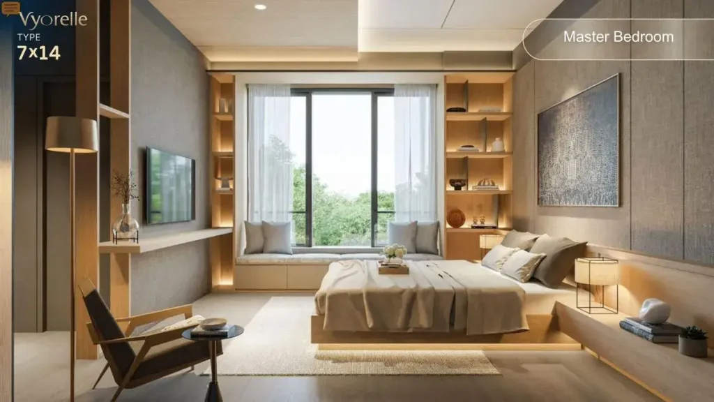 Master Bedroom Rumah Vyorelle 7x14