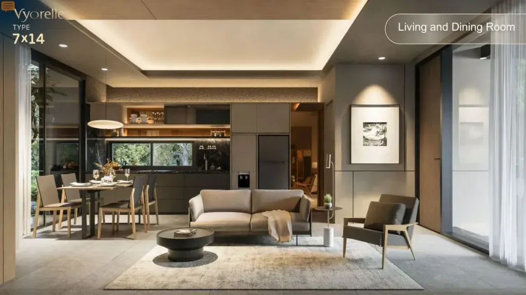 Ruang Keluarga Rumah Vyorelle 7x14